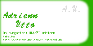adrienn utto business card